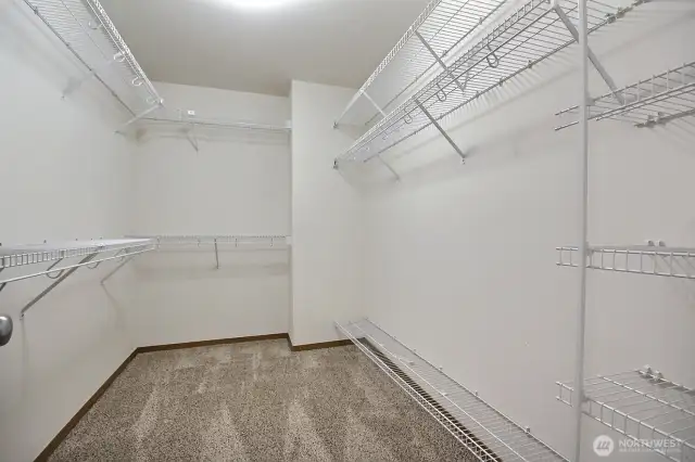 Large Primary walk-in closet