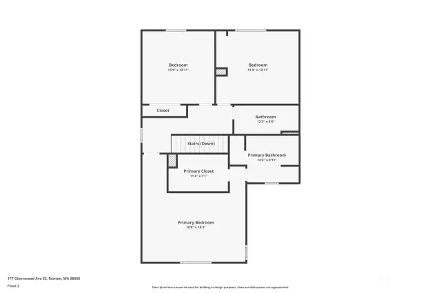 Upstairs Floorplan