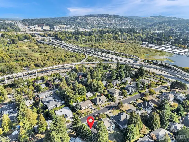 Aerial East/Factoria View.