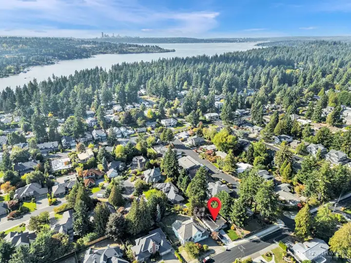 Aerial Seattle View.