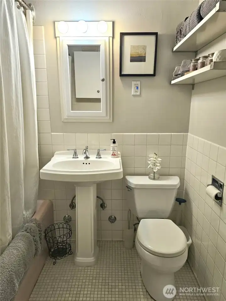The Continental style bath makes this floor plan highly functional. There is not one inch of wasted space!