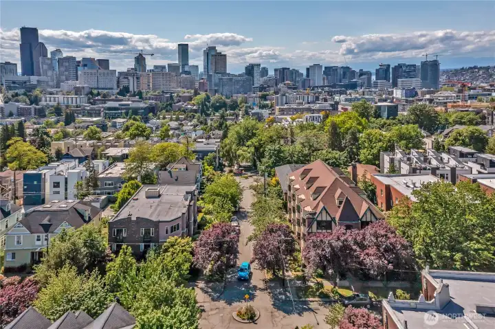 Just minutes from downtown Seattle.