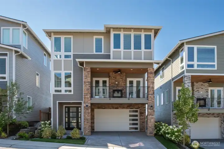 Example of the Fuji floor plan to be located at 7570 S 129th Place, Seattle WA 98178