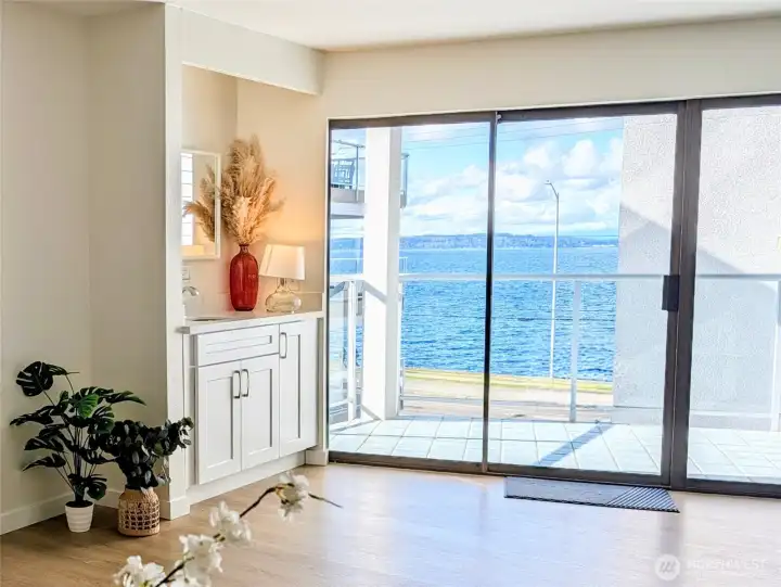 Reimaged Modernized Alki Beach Condo with Gorgeous Puget Sound  and Alki Beach Views!