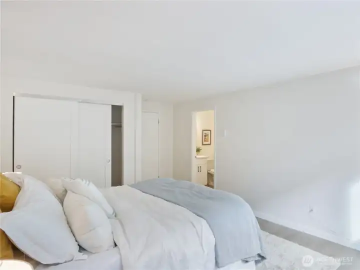 Primary bedroom with 3-piece ensuite bathroom.
