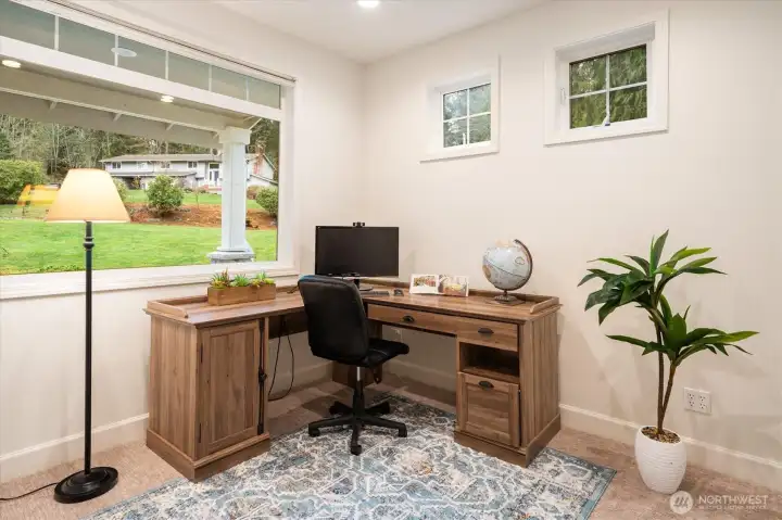 Large and quiet main floor office space