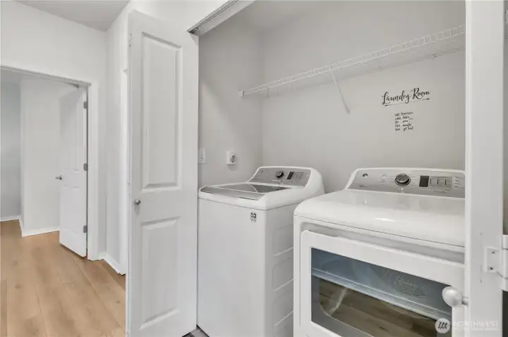 In Unit Laundry- Washer and Dryer will convey.