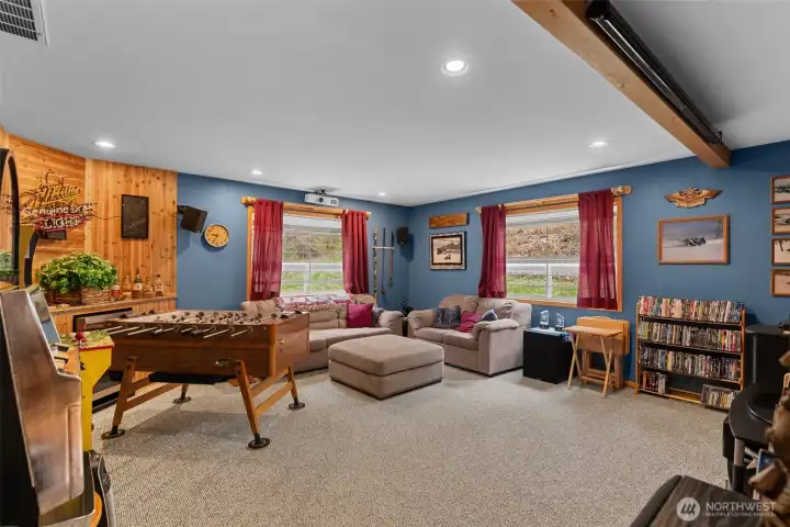 Main Floor Theatre Room, Office, Bonus Room