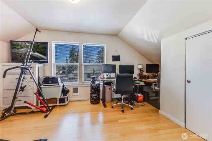 Upstairs bedroom 1 with tech space