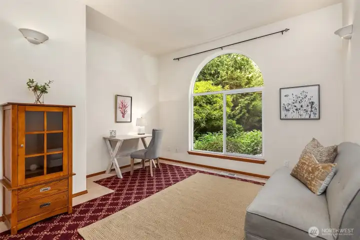 A den could be used as a 4th bedroom - the septic system is rated for 4 bedrooms.