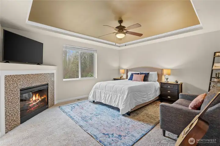 Primary Bedroom with Five-Piece Primary Bath and Walk-in Closet