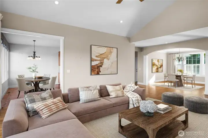 Virtually Staged Living Area Virtually Staged Living Area