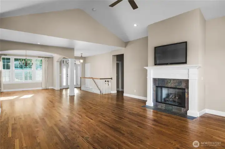 Gas Fireplace in Living Room