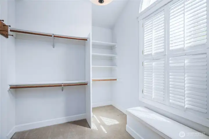 Primary Suite Walk In Closet