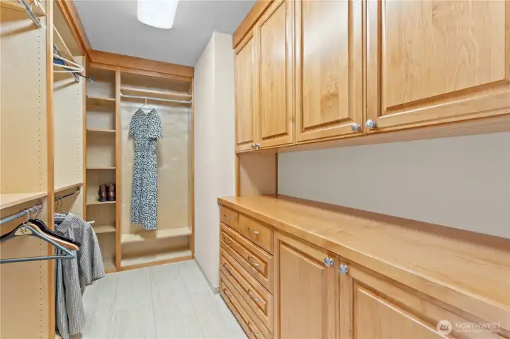 Custom Primary Walk-in Closet