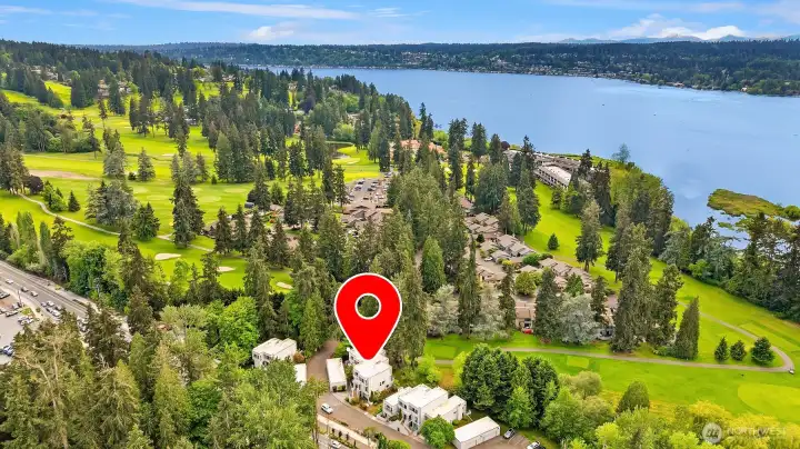 AERIAL OF INGLEMOOR COUNTRY CLUB GOLF COURSE