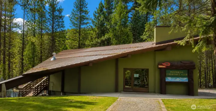 The Ponderosa Community Clubhouse offers a welcoming gathering space for owners and guests, adding convenience and community charm to this mountain retreat destination.