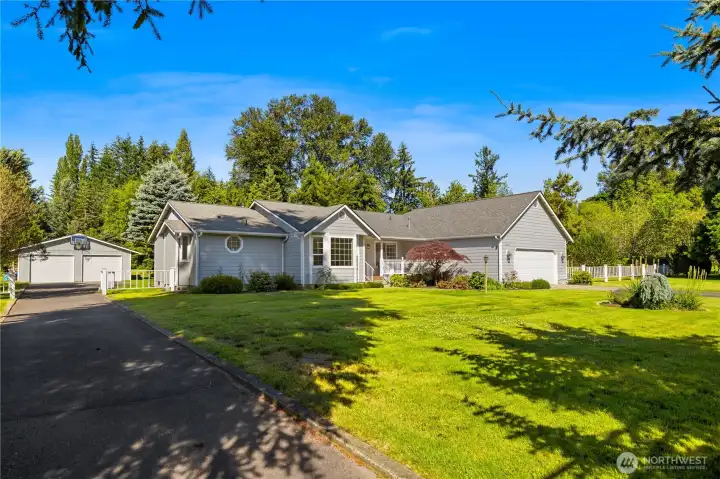 Single-owner rambler with a 2 car garage AND a detached 2-car shop. Single-owner rambler with a 2 car garage AND a detached 2-car shop.