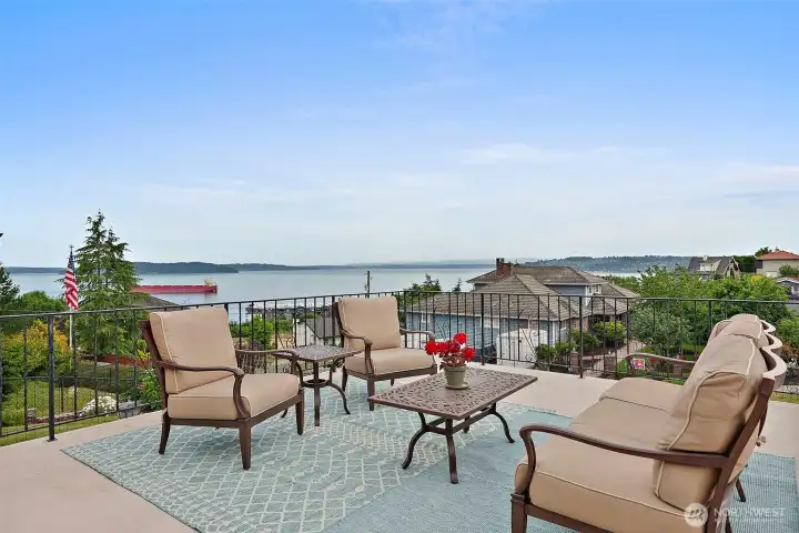 The view is a jaw dropper!