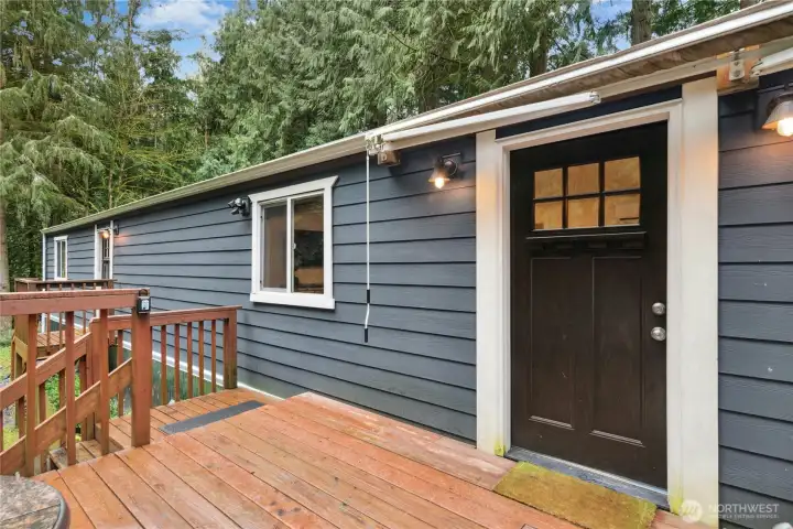 Fully renovated home on .77 ac lot.