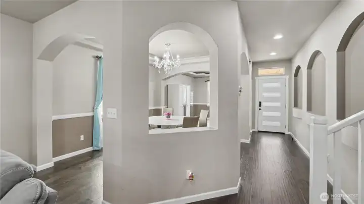 Elegant architectural details greet you at every turn.
