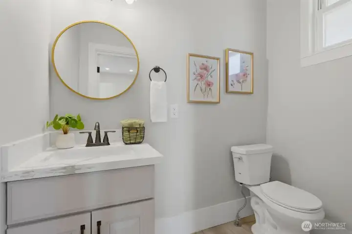 1/2 bathroom 1/2 bathroom
