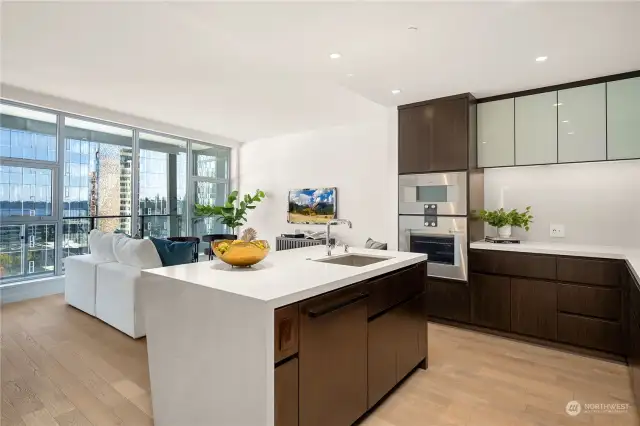 Open concept kitchen