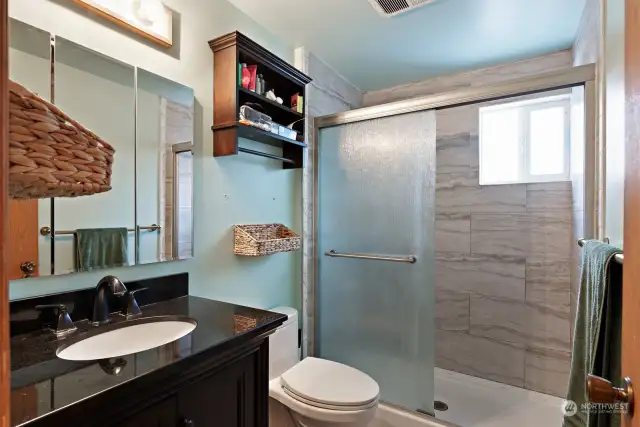 Remodeled primary bathroom