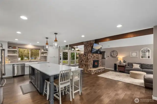 Impeccably remodeled kitchen