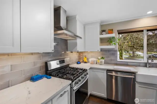 Impeccably remodeled kitchen