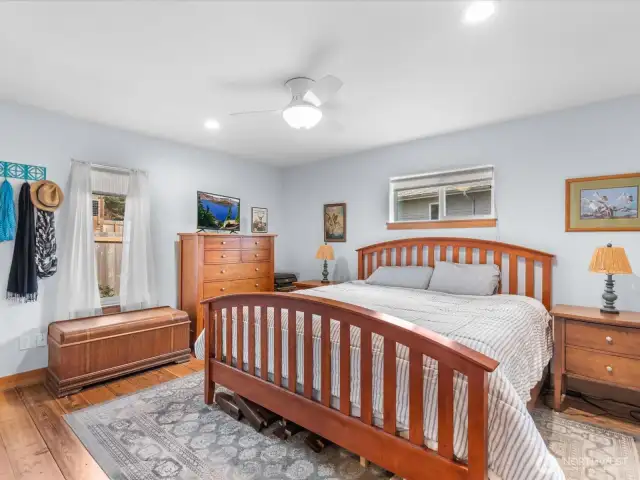 Primary, king size, bedroom with ensuite