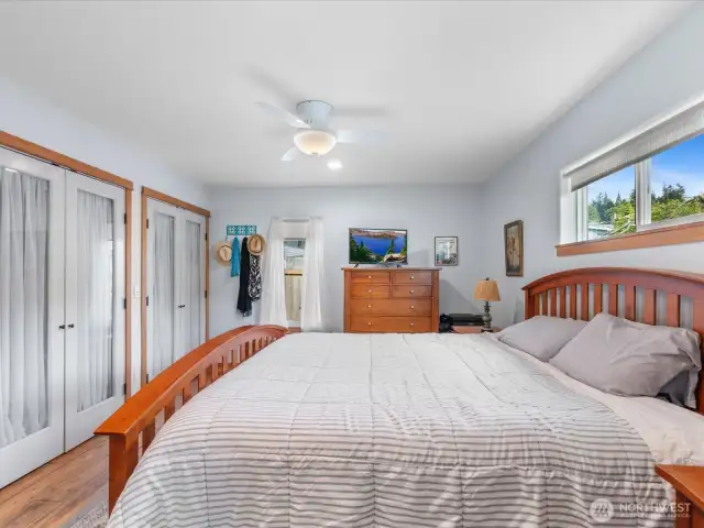 Wall of closets in Primary Bedroom