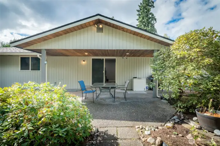 Covered Back Porch