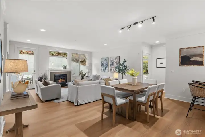 Totally refreshed garden side condo . . .