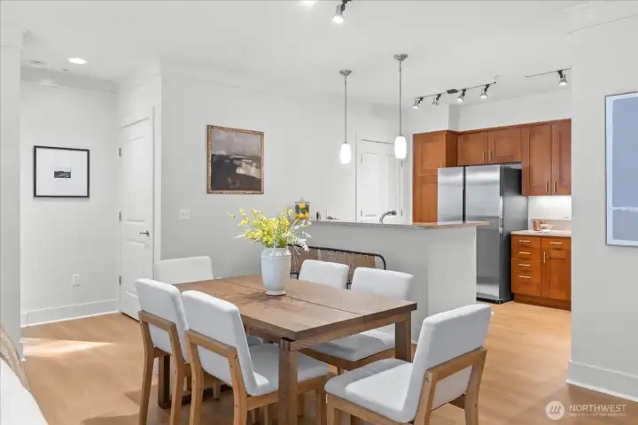 Formal dining space . . .