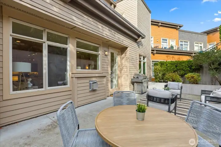 Generous and private, the deck space expands your living and  . . .