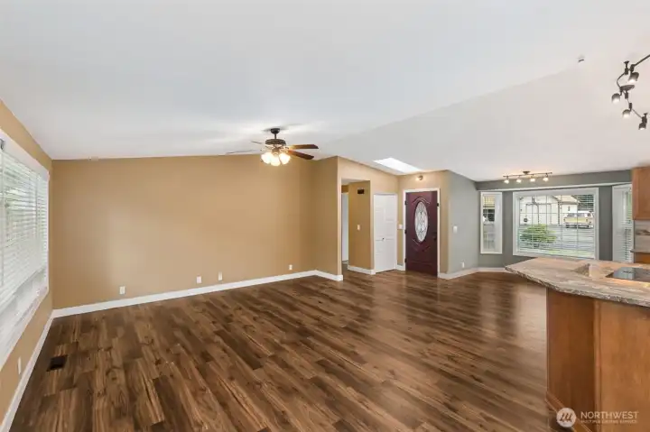 Open Concept Kitchen / Living / Dining