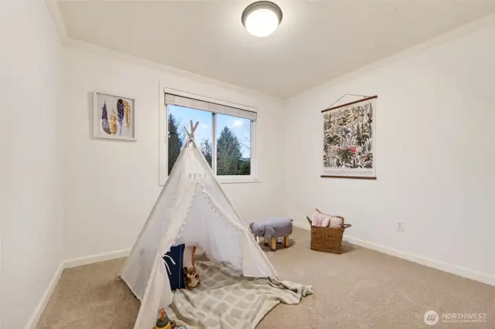 3rd of 4 bedrooms (upstairs)