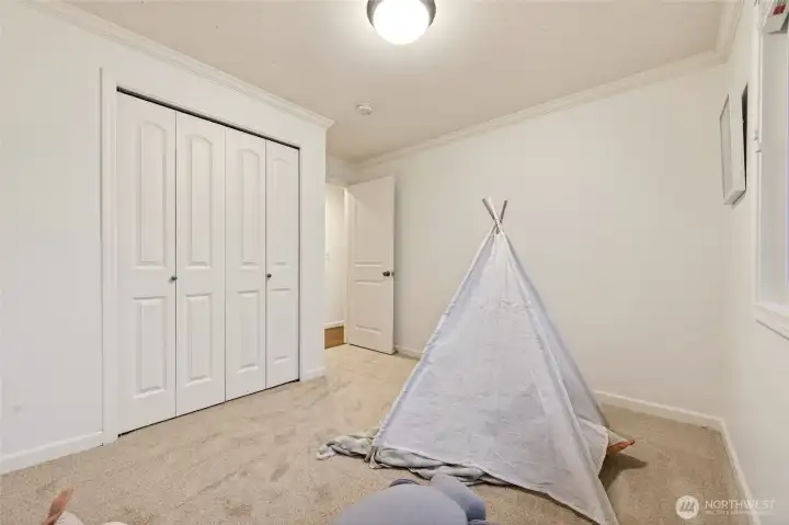 3rd of 4 bedrooms (upstairs)