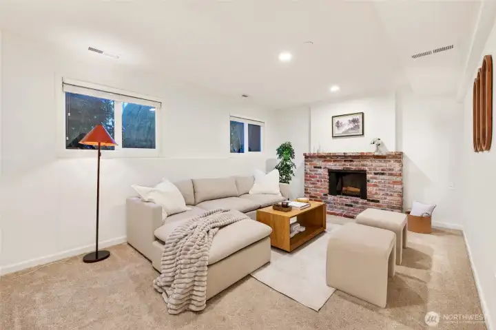 Family room downstairs