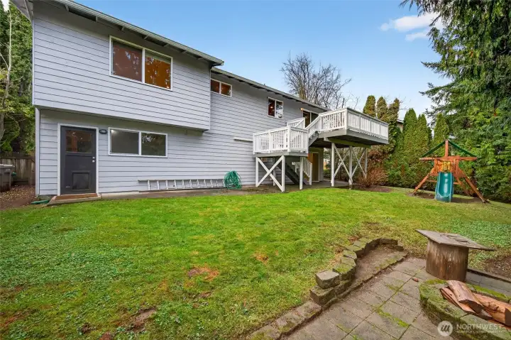 Over 8,000 sq ft lot with privacy trees