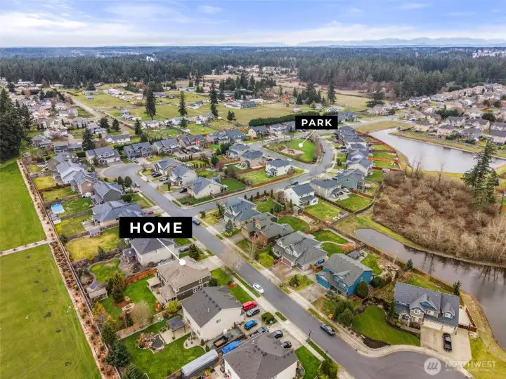 Close proximity to neighborhood parks and amenities.