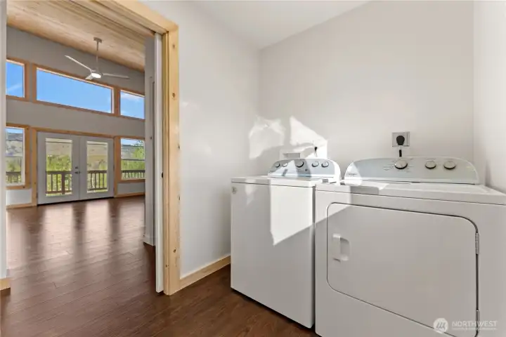 Laundry and utility room.