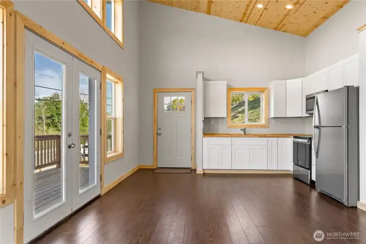 A new home in the Methow Valley...ready for your finishing touches!