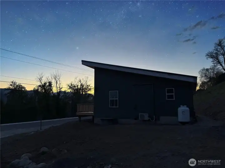 Starry nights in town!  What could be better?