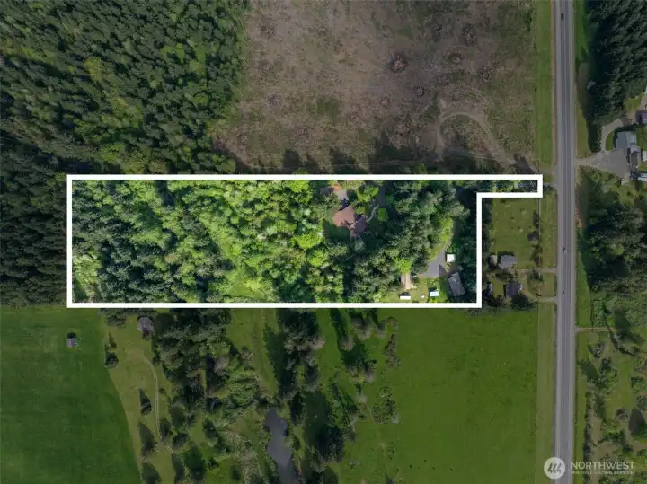 8.61 private acres.  It can be yours.