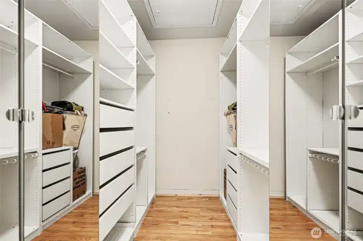 Primary Walk In Closet