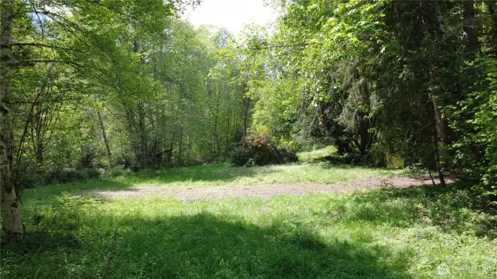 Potential to open up the old circular driveway to second driveway.