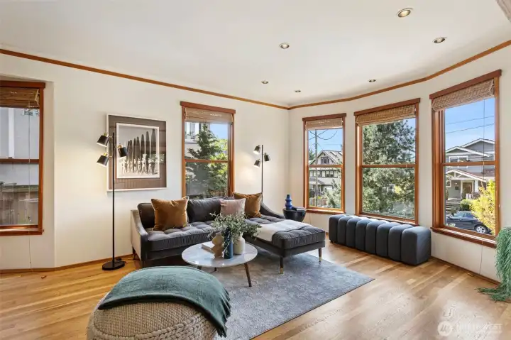 Informal living room (main level)