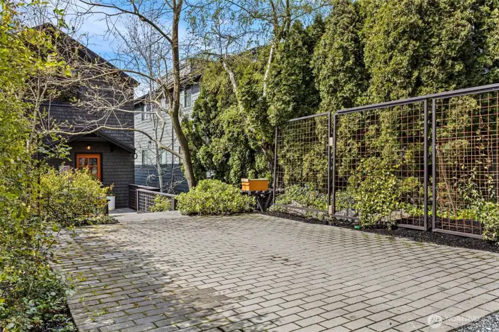 Alley access to 3 off street parking spaces for easy access to kitchen/living room areas (upper level 2)